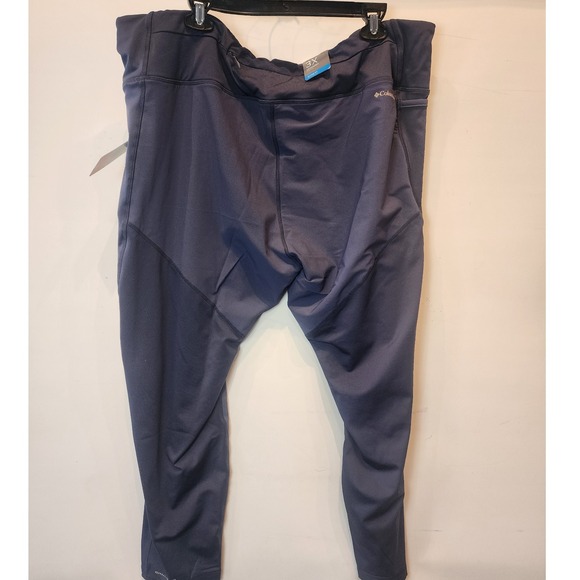Columbia Back Beauty Warm Hybrid Legging Womens 3X Short OMNI SHIELD OMNI WICK - Picture 10 of 11